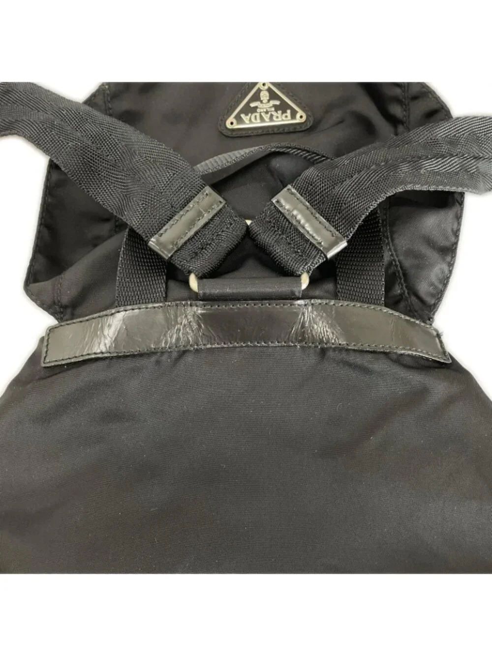 Prada Nylon Mini Backpack Black